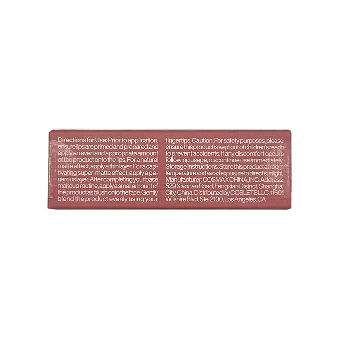 ITY Velvet Matte Finish Lip Stain-Mousse Textured Lip Clay, Nude Shade, Conceals Lip Lines, Rich Pigment Lip Tint Lipsticks, 0.14 oz (4g) in Petal