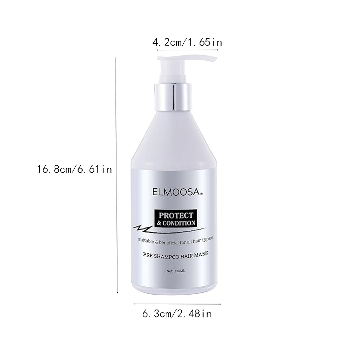 Caviar Pre-Shampoo Hair Mask - Repair Bleached Hair, Cold-Pressed Extract, For Permed/Damaged Hair/Caviar Hair Treatment/Heat Protection