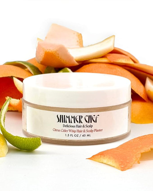 Citrus Cider Whip Hair Plaster | Vitamin C Infusion for Radiant Hair | Fruit Butters, Orange Peel Serum, Argan & Coconut Oils | Transform Damaged Hair Into Silky Mane