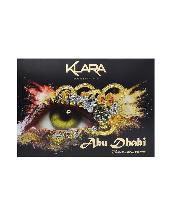 24 Eyeshadow Palette - Festive Luxury Vibrant Bold Full-Color Pigment Long Lasting Matte Shimmer Eye shadow Palette (Abu Dhabi)