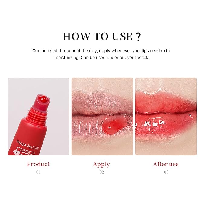 4 Color Glossy Lip Butter Balm, Moisturizing Lip Gloss Butter Non Sticky High Shiny Finish Lip Glow Oil, Natural Plumping Lip Tint Lip Care & Repair Lip Mask for Soft & Smooth & Protect Dry Lip