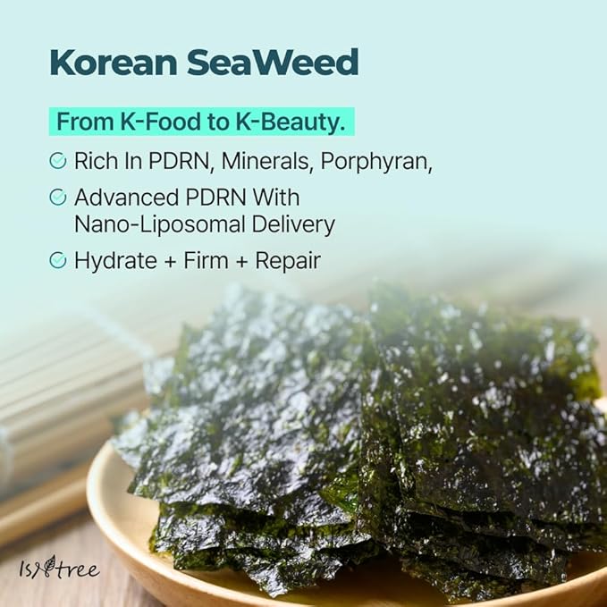 IsNtree Gim PDRN Deep Sleep Mask 80ml, 2.7 fl oz | Korean SEAWEED Skincare Sleeping Mask gel | Night Cream | Facial Mask | Overnight Gel mask for Hydration & Skin Bounce