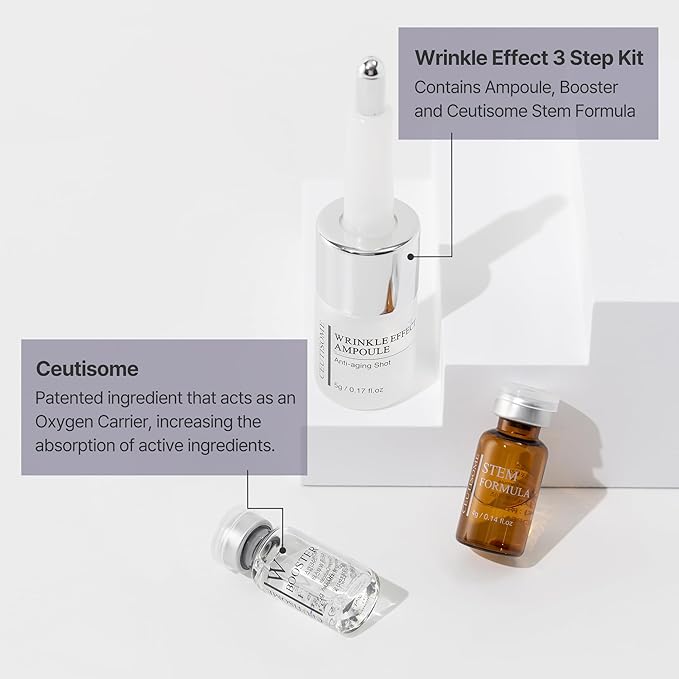 Ceutisome W Trial Kit Oxygen Infused Anti-Aging Solution for Fine Lines and Wrinkles