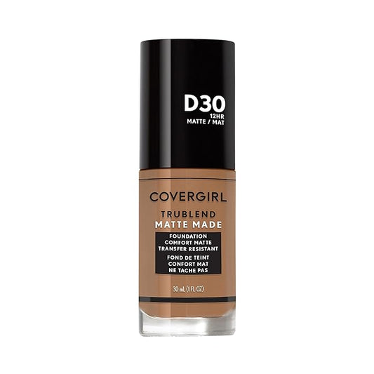 COVERGIRL TruBlend Matte Made Liquid Foundation, Bronze, 1.01 Fl Oz (Pack of 1)