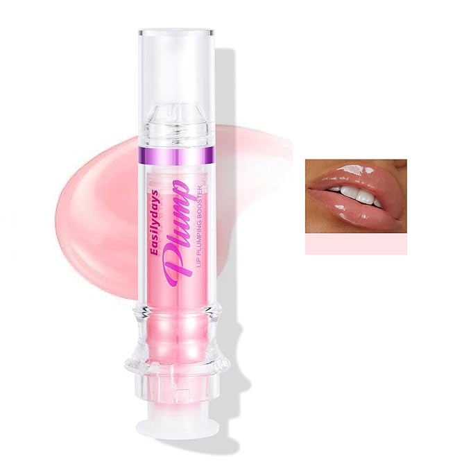 Lifter Gloss, Spicy Lip Plumping Booster Lip Gloss Glossy Lipstick, Hydrating, Volumizes, High-Shine, Fuller Lip Plumper Lip Mirror Lip Glaze, Plump&Pout Lip Plumper for Women Girls (#01)