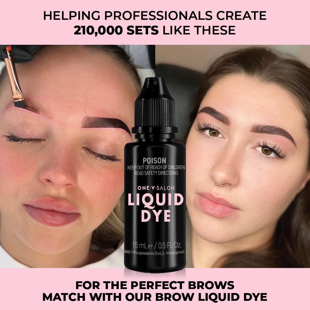 Brow Lamination and Lash Lift Professional Kit – Instant Lift for Lashes & Brows – Vegan, Long-Lasting, Complete Lash and Brow Lift Kit with Sachets, Tools, and Glue Balm