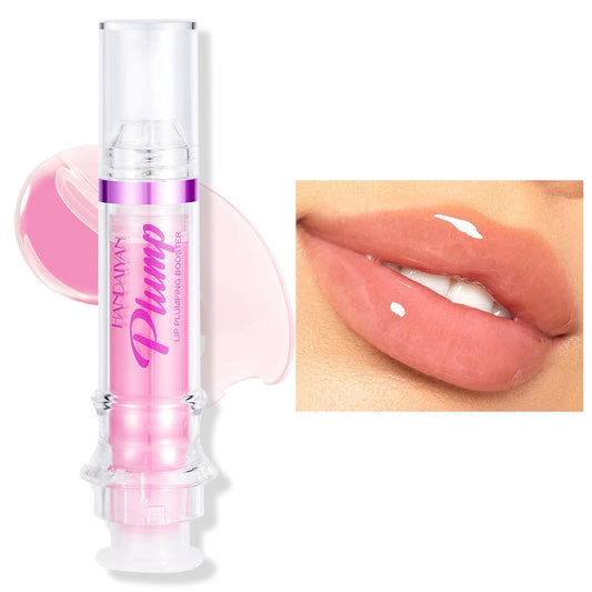 Erinde Lip Plumper Gloss, Natural Spicy Lip Plumping Booster, Ultra-Hydrating & Nourishing Plump Lip Plumper, Glossy Finish Fuller Lip Plumping Oil for Women Girls, 01#