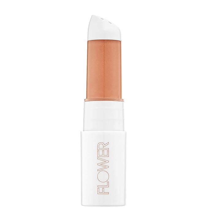 FLOWER BEAUTY By Drew Barrymore Petal Pout Lip Mask - Hydrating + Moisturizes Lips - Mango + Cocoa Butter - Lip Tint - Natural Color + Semi-Glossy Finish (Nectar)