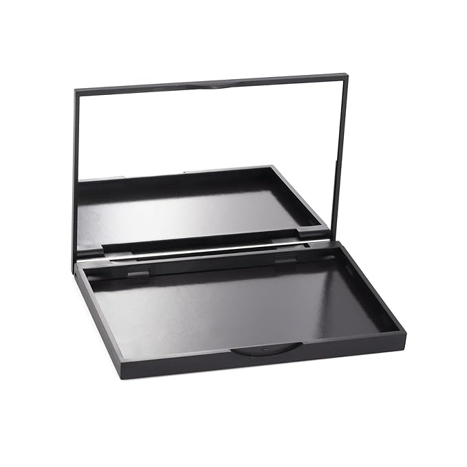 5 Pack Magnetic Makeup Palette with Mirror, Empty Cosmetics Dispensing Storage Box for Eyeshadow Lip Color Blush Powder Highlighter Contour(Small Palette - 4.92" x 3.38”)