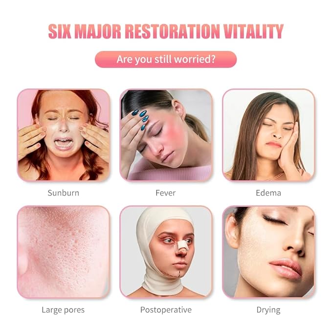 Ice Face Roller, Joyeee Silicone Ice Roller For Face and Eyes Puffiness Relief Reusable Face Ice Cubes Migraine Pain Relief Facial Ice Mold Skincare Tools Gifts for Women Beauty