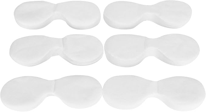 Eye Paper 600pcs Disposable Cotton DIY Eye Paper, Beauty Salon Eye Sheet for Moisturizing Paper Eye s Toner Lotion Paper.