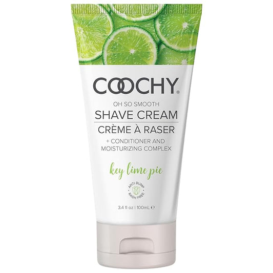 Coochy Shave Cream - Moisturizing Shave Lotion - Gentle Intimate Shaving Cream - For Bikini Area, Underarms, Legs & More - Rash-Free, Hydrating Formula - Key Lime Pie, 3.4 oz