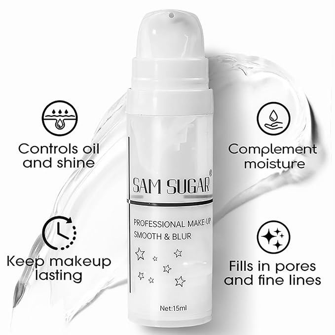 AirBrush Foundation Spray Set, Spray Foundation Makeup and Hydrating Face Primer Kit, Longwear Waterproof Liquid Matte Foundation Mist for Flawless Look, Brush and Sponge Include (#1 Ivory White)