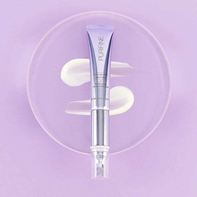 Eye Cream for Wrinkles and Fine Lines Microcurrent Massage Anti-wrinkle Eye Cream Anti Aging 0.5 fl oz