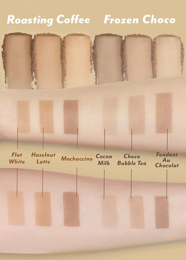 I'm Meme Palette - Afternoon Tea Contour | Roasting Coffee, Bronzer Palette for Face & Cheeks, Matte Powder Bronzer, Natural Makeup, Buildable Coverage, Light to Medium, For Warm Tone Skin, 0.4 Oz