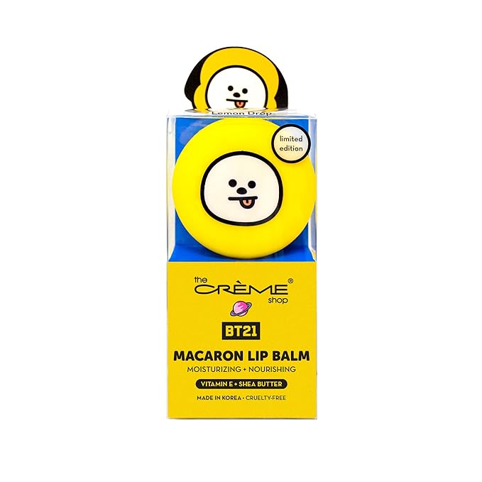 The Crème Shop BT21 CHIMMY Macaron Lip Balm - Lemon Drop