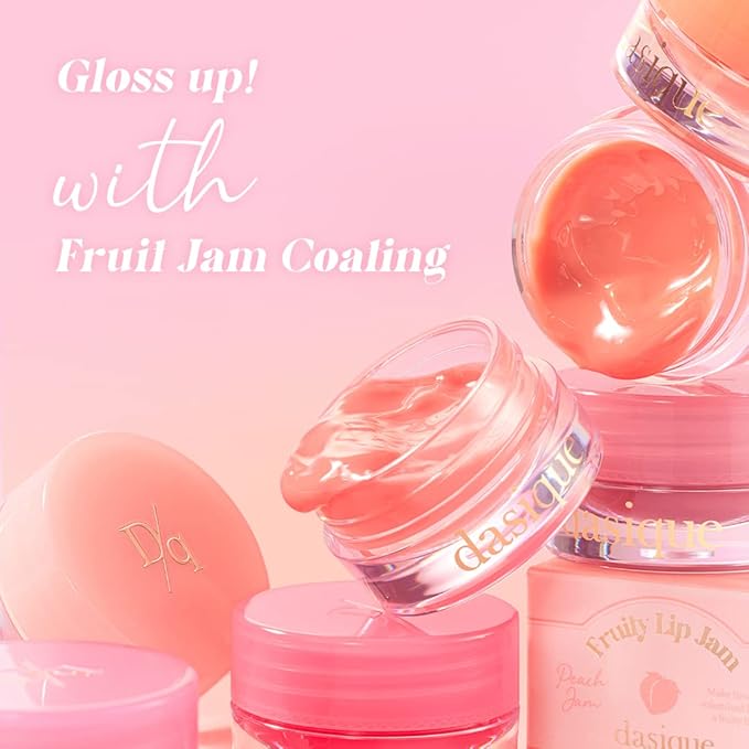 dasique Fruity Lip Jam (#06 Strawberry Jam) | High-shine finish | Moisturizing | Vegan, Cruelty Free | Lip Balm