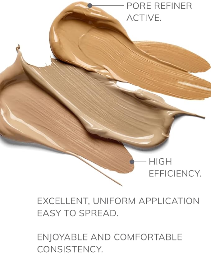 FARMASi Vfx Pro Foundation, Full Coverage Liquid Cream, Lightweight Long Lasting Coverage, Breathable Skin Moisturizer with Color True Matte Blending, Face Makeup, 1 fl. oz / 30 ml - Cool Light 02