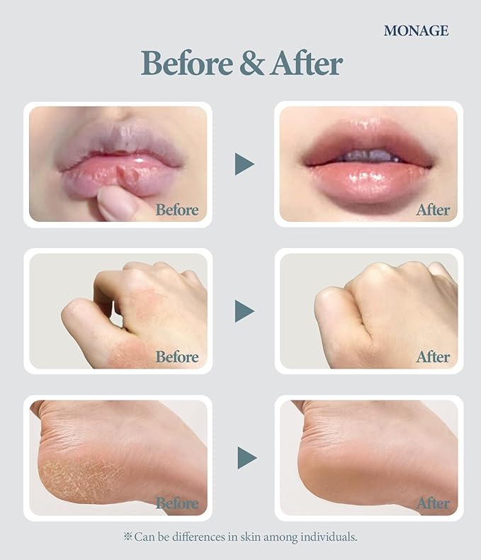 Korea Vegan & Nourishing & Moisturizing Lip Care Made from 100% Natural Ingredients, Organic Moisturizer for Dry, Cracked Lips & Skin, Everyday Lip Balm, Daily, 0.38 Ounce