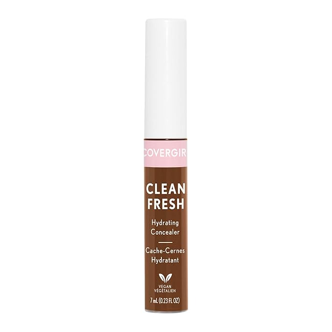 COVERGIRL Clean Fresh Hydrating Concealer, Dark, 0.23 Fl Oz