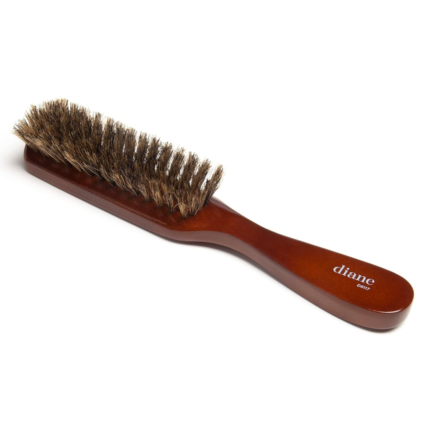 Diane Premium 100% Boar Bristle 7 Row Styling Brush for Men and Barbers, Medium-Firm Bristles for Thick Coarse Hair, Detangling, Smoothing