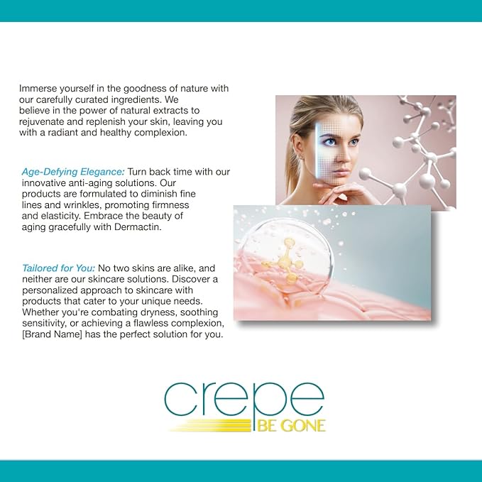 Crepe Be Gone Body Souffle Classic - Large 12 ounce - Ultra Hydrating Crepe Skin Firming Cream for Neck,Chest, Arms & Legs