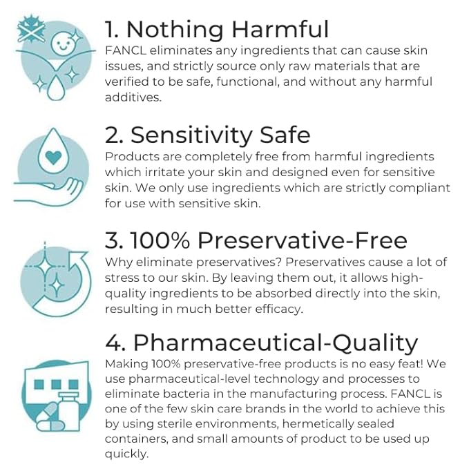 FANCL Facial Cleansing Powder - Japanese Facial Cleanser, Face Wash, Luxurious Foaming Lather, Hydrating, Preservative Free, Clean Skincare for Sensitive Skin [US Exclusive Edition]