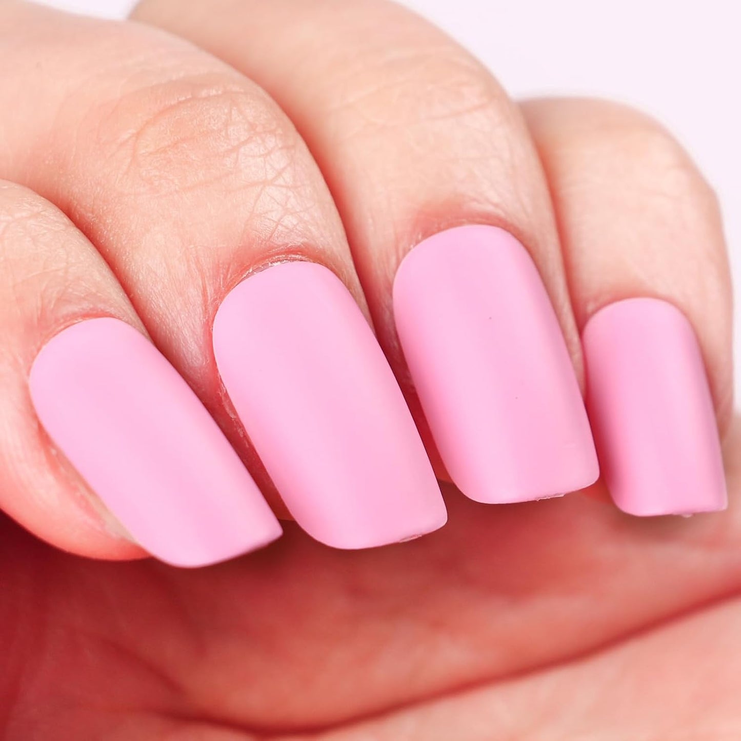 Matte Nail Polish Air Dry Nail Lacquer for Nail Art Varnish, Mist Effect Matte Finish Velvet Nail Polish, 0.35 fl oz (Dusty Pink-03, 10 ML)