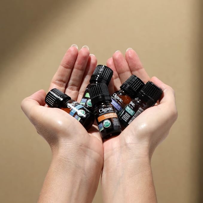 Cliganic Organic Spearmint Essential Oil, 1oz - 100% Pure Natural Undiluted, for Aromatherapy | Non-GMO