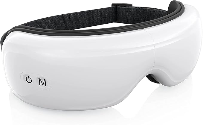 Eye Heat Massager for Relax and Reduce Eye Strain Dark Circle Eye Bags Dry Eye Improve Sleep, Best Gift for Girl Women Family