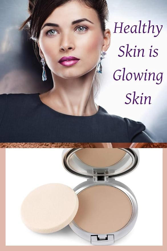 Pressed Mineral Foundation With Vitamin for a Natural Silky Finish
