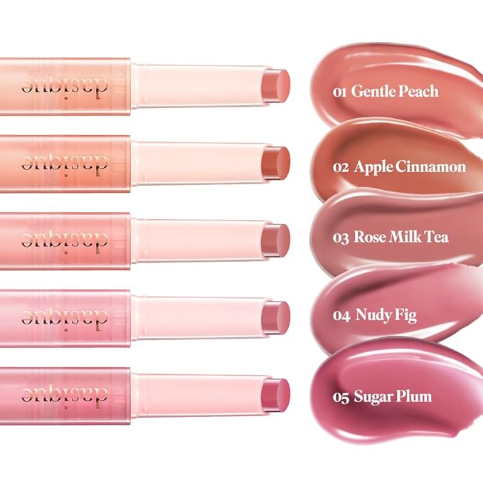 Dasique Melting Candy Balm (#02 Apple Cinnamon) | Glossy Balm | Moisturizing | For dry Lips | Vegan