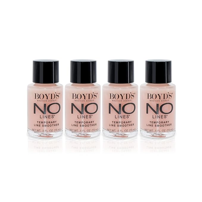 Boyd's Renoir No Lines Temporary Wrinkle Remover- For Forehead, Eyes, Lips, 0.5 fl oz (4 pack)