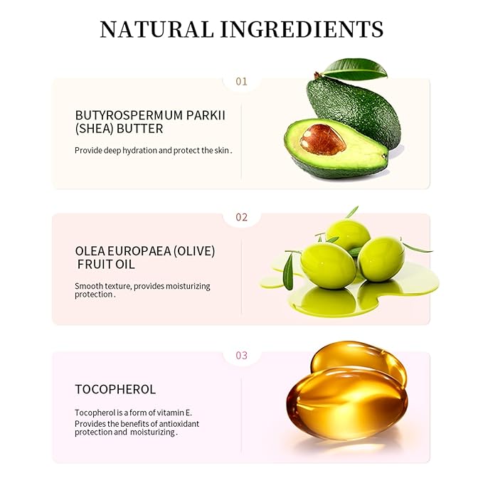 Lip Butter Balm, Day/Night Hydrating Lip Mask, Moisturizing Lip Balm Butter, Ultra-Nourishing Lip Care Moisturizer, Lip Butter Gloss Shine Lip Glow Oil Makeup#1#2#3