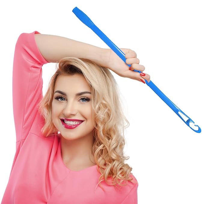 Aimin 50pcs Spiral Heatless Hair Curlers For Long Hair, 22Inch No Heat Curlers Kit With 6pcs Styling Hooks (purple-pink)