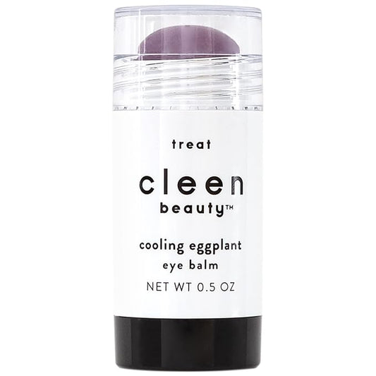 Cleen Beauty Cooling Eggplant Eye Balm | Under Eye Stick | Dark Circles Under Eye Treatment for Women | Puffy Eyes Treatment - Paraben Free | 0.5 Oz