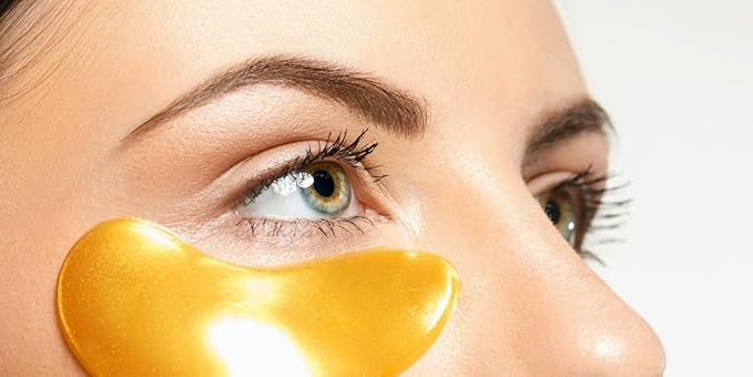Nourishing Collagen & Peptide Under Eye Patches. With Vitamin E and Hyalauronic Acid. All Organic, Vegan and Paraben Free. (Pink)
