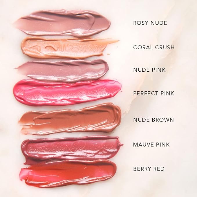 Oh-So-Luxe Liquid Tinted Lip Balm, Hydrating & Nourishing Tinted Lip Oil for dry dark lips, results in Soft & Glowing Lips, Moisturizing, Non-Sticky Perfect Pink Shade - 0.10 Fl Oz - RAS LUXURY OILS