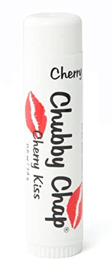 Three (3x) Large Jumbo Chapstick Natural Chapstick - 1/2 Ounce Lip Balm (Cherry Kiss)
