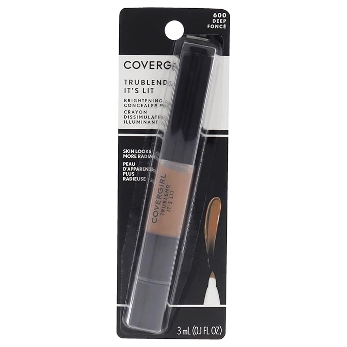 COVERGIRL Trublend It's Lit Concealer, Deep D6-D8, 0.10 Ounce