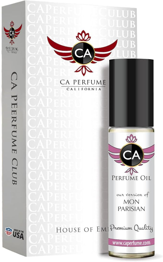 CA Perfume Impression of Mon Parisian for Women Fragrance Body Oil Roll-On 0.3 Fl Oz/10ml