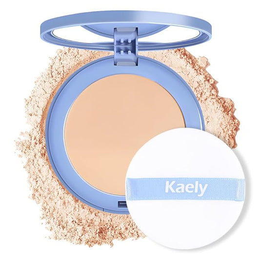 Oil Control Matte Perfection Face Pressed Powder, Matte Smooth Flawless Setting Powder Makeup, Polvo Compacto De Maquillaje, Waterproof Long Lasting, Cruelty Free, 0.35Oz(120 Vanilla, 1)