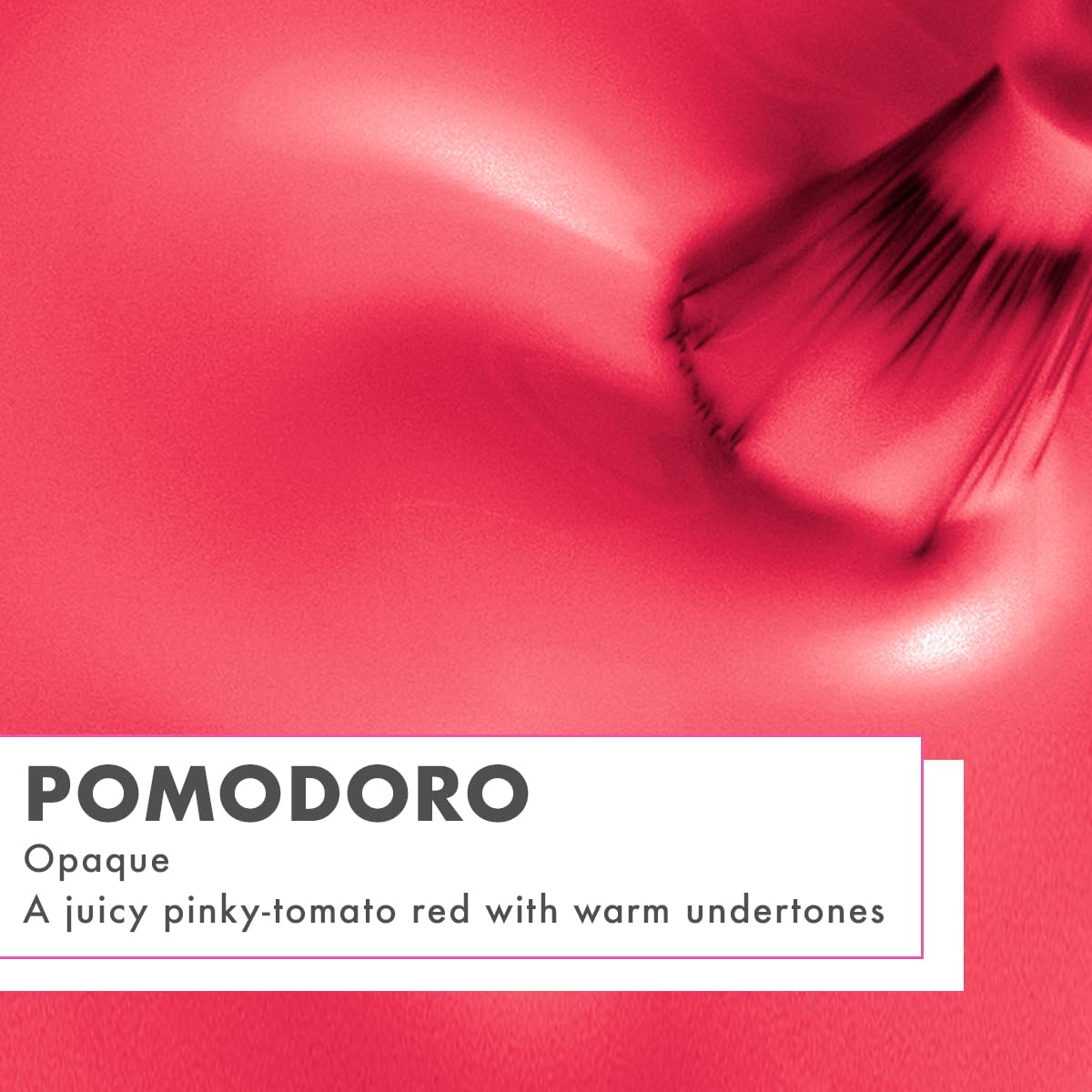 Olive & June Quick Dry Nail Polish | Instant Fast-Drying Smudgeproof Color | 15-free Vegan Cruelty-Free Formula | Lasts up to 5 Days | Salon-Quality Manicure Pedicure at Home |Pomodoro Tomato Red-Pink