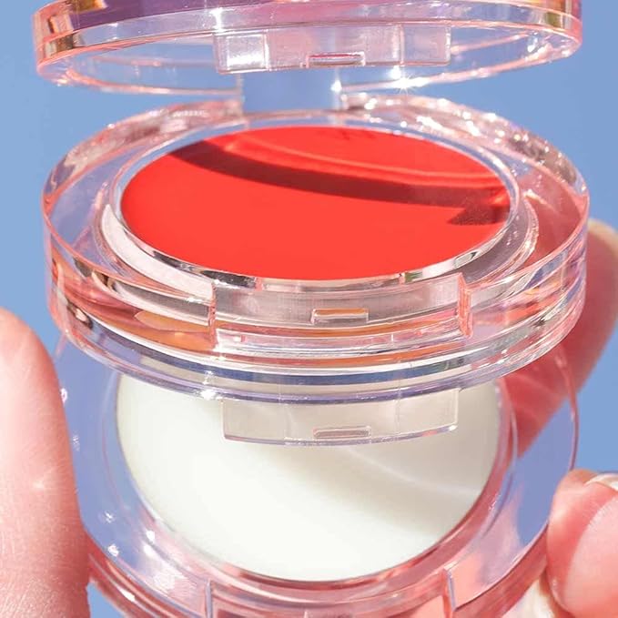 Wander Beauty Double Date Lip & Cheek - Be Mine/Swipe - 4-in-1 Cream Blush & Lip Tint - Blush, Lip Moisturizer, Lip Balm, & Eye Gloss - Multitasking Eye, Cheek, and Lip Makeup With Green Tea - 0.07 oz