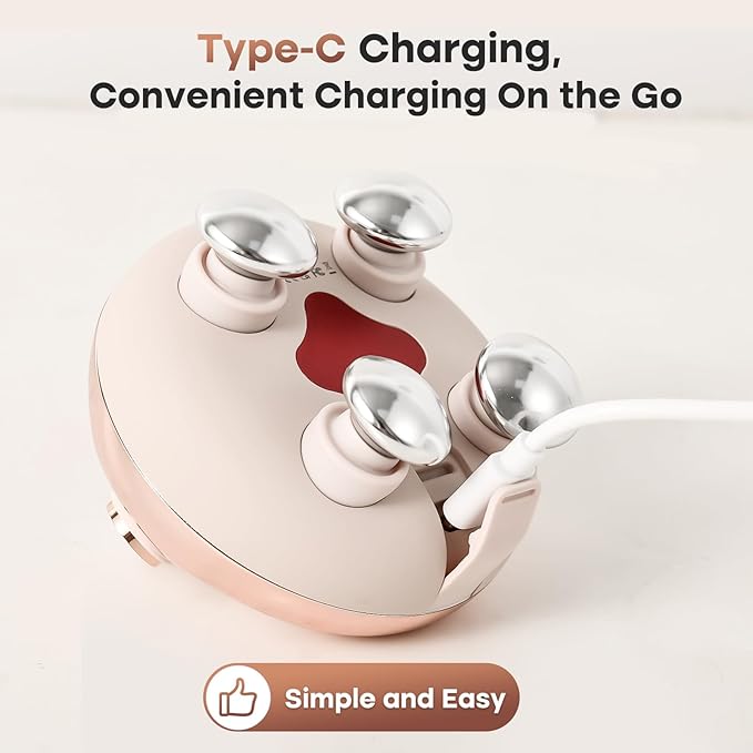 arboleaf Heated Scalp Massager Head Massager Scalp Stress Relax Hair Massager with Heat Cordless Kneading Massage Cat Massager, Gift for Mom Dad