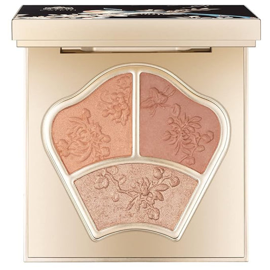 CATKIN Powder Blush Pink Nude Eyeshadow Palette Cheek Highlighter Makeup Palette (C02 Orange)