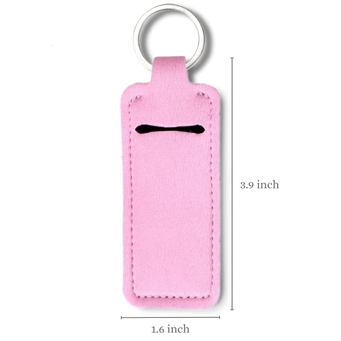 Pink Lemonade Chapstick 3-Pack. Includes Bonus Lip Balm Holder Keychain (Pink). Limited Edition Flavor from the Chapstick I Love Summer Collection, Unique Gift Bundle from Tiny Seed