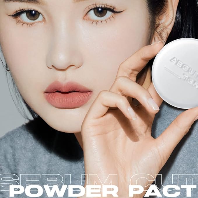 Sebum Cut Powder Pact 0.28oz - Extreme Sebum Control Pressed Powder Compact with Mirror and Puff Non-Dry Oil Cut Ultra-Fine Texture Face Makeup Finishing Setting Fixing Longlasting Vegan