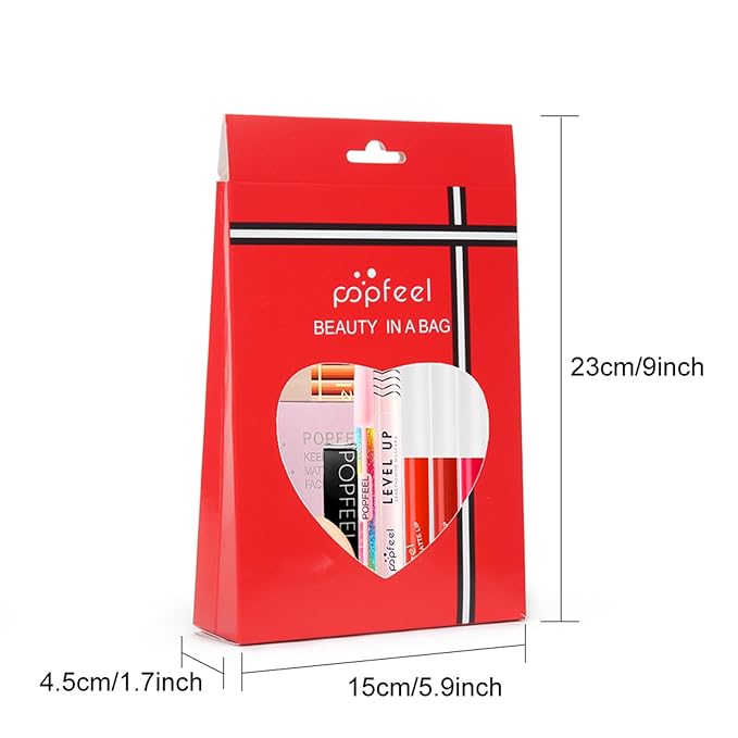 All-in-one Holiday Makeup Gift Set | Full Makeup Kit for Women Multipurpose Essential Bundle Include Eyeshadow Palette Lipstick Blush Concealer Face Powder Eyeliner Mascara Lipgloss Brush