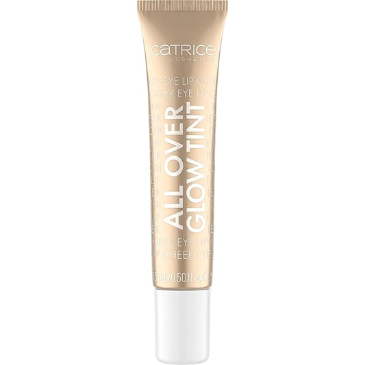 Catrice | All Over Glow Tint | Multi-Use Liquid Highlighter | Face & Body | Vitamin C, Niacinamide, Squalene & Panthenol | Long-lasting & Lightweight | Vegan & Cruelty Free (010 | Beaming Diamond)